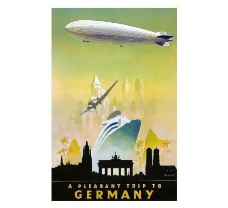 A pleasant trip to Germany - German travel posters