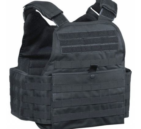 Taktická vesta "Plate Carrier", black, Mil-Tec 13463102