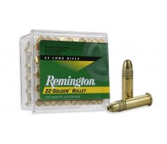 .22LR Remington 22 Golden Bullet 36gr Brass-Plated HP, 21278