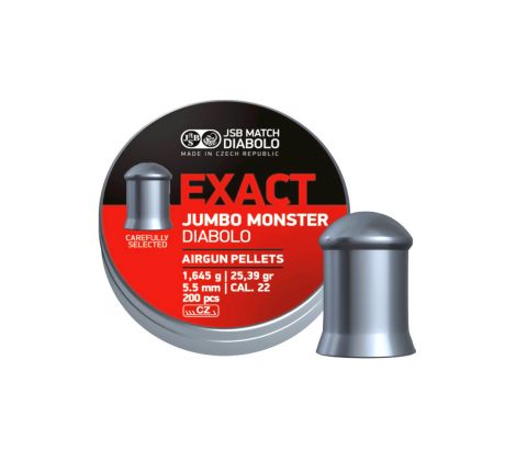 Diabolo JSB Jumbo Exact Monster 5,52mm 200ks