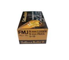9mm Luger S&B 7,5g/115grs - FMJ, 310456