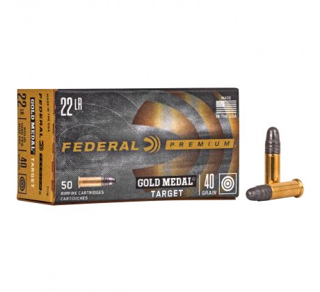 .22LR Federal Premium Gold Medal Target, 711B