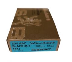 300AAC Blackout S&B 13g/200grs-FMJ Subsonic