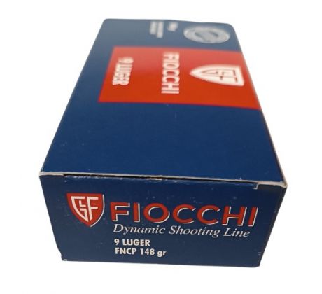 9mm Luger Fiocchi 9,6g148grs FNCP