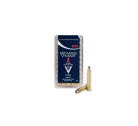 .22WMR CCI V-Max 30gr/1,94g Poly-Tip V-Max