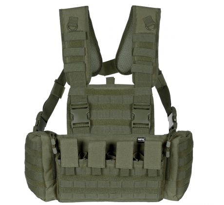 Chest Rig, "Mission", olive, MFH0463B