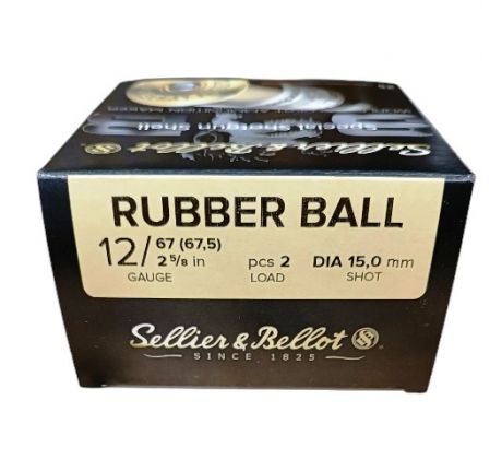 12/67 S&B Rubber Ball, 15mm, V075225